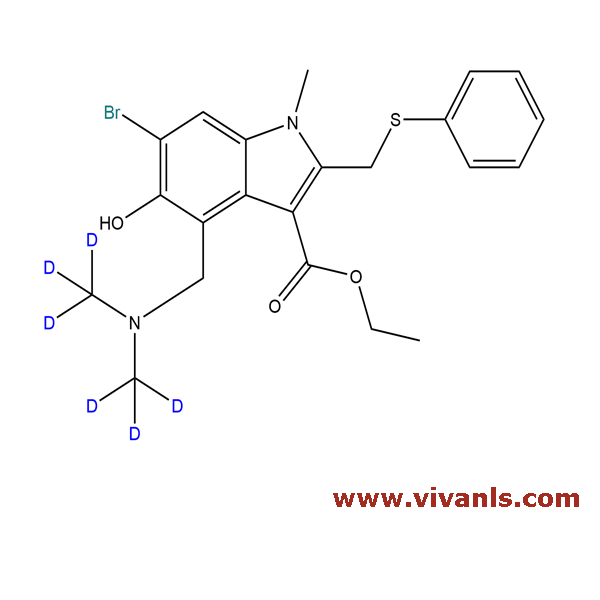 Stable Isotope Labeled Compounds-Umifenovir D6-1663739836.png